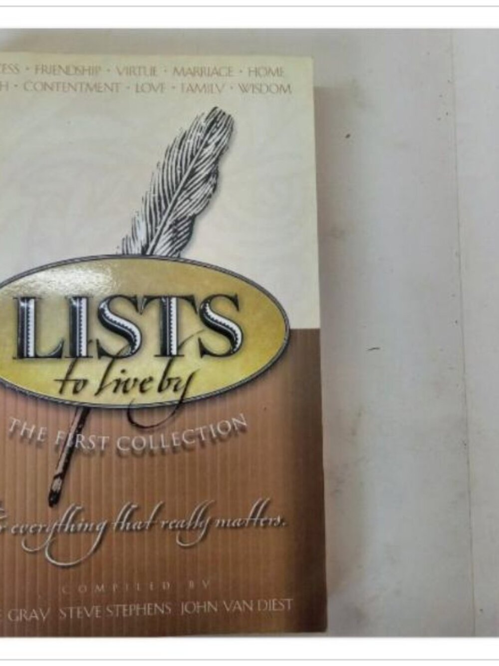 Lists to Live By First Collection 1999 PB